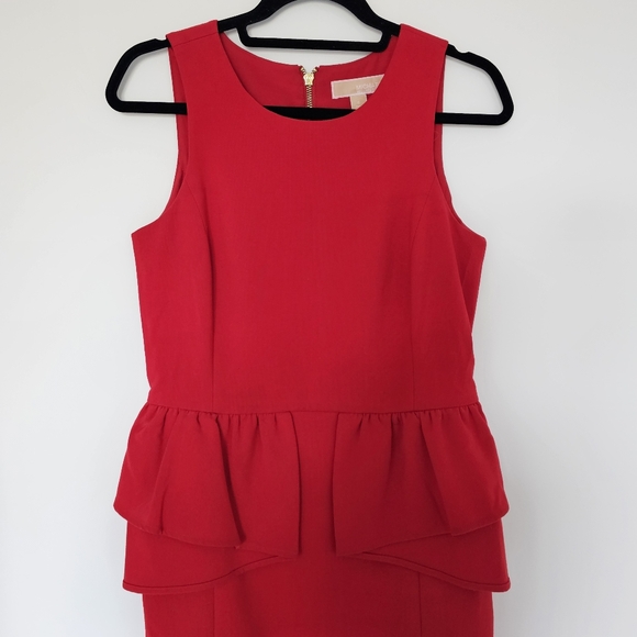 Michael Kors Peplum Cocktail Dress - Picture 4 of 5